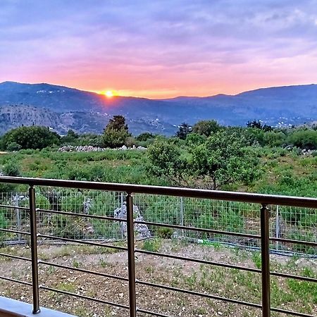 Stone Villa Halepa With Panoramic View. Neon Khorion  Екстер'єр фото